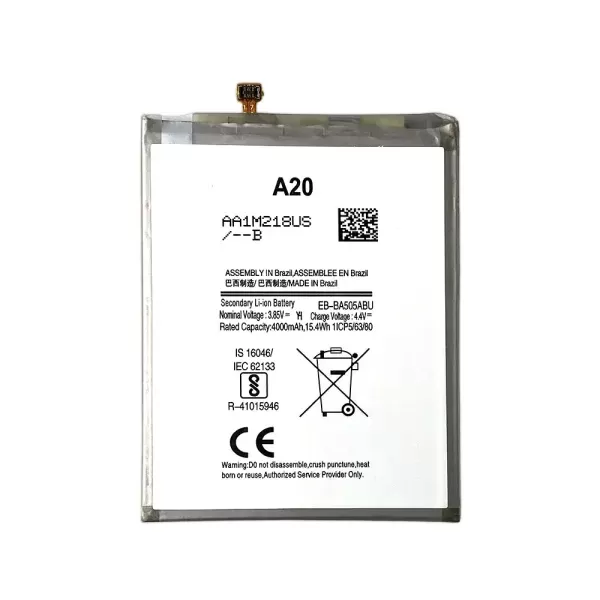 Bateria Samsung A20/A30/A30s/A50 Ba505 Golden Tech