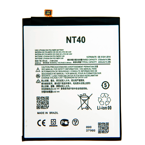 Bateria Motorola NT40 Golden Tech Extremus