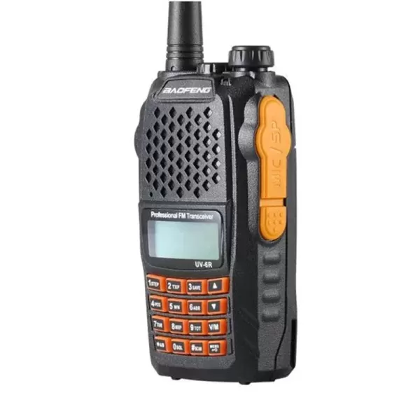 Radio Ht Walk Talk Dual Band Uhf Vhf Fm Baofeng Uv-6r 7w Cor Preto