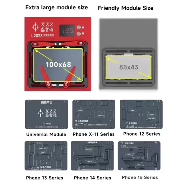 Plataforma de Aquecimento XZZ L2023 iphone X ao 15 Pro Max bivolt