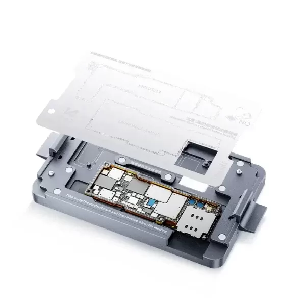 Isocket 8 em 1 Motherboard Qianli Iphone 14 ao 14 Pro Max