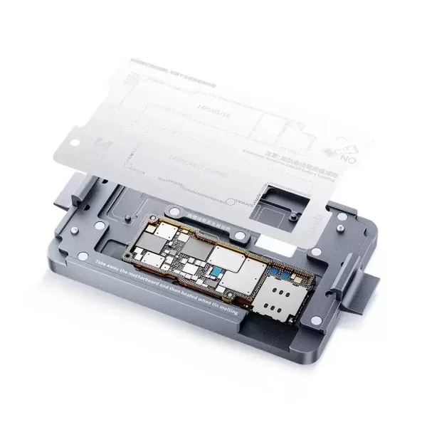 Isocket 8 em 1 Motherboard Qianli Iphone 14 ao 14 Pro Max