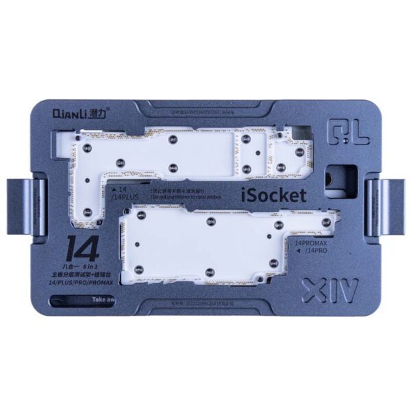 Isocket 8 em 1 Motherboard Qianli Iphone 14 ao 14 Pro Max